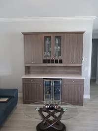 Custom cabinet installation
