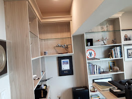 Home Office with Bookshelves