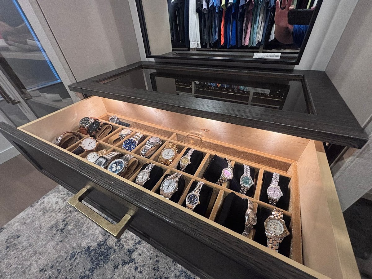 Custom storage system installed in Sarasota FL by Dream Closets